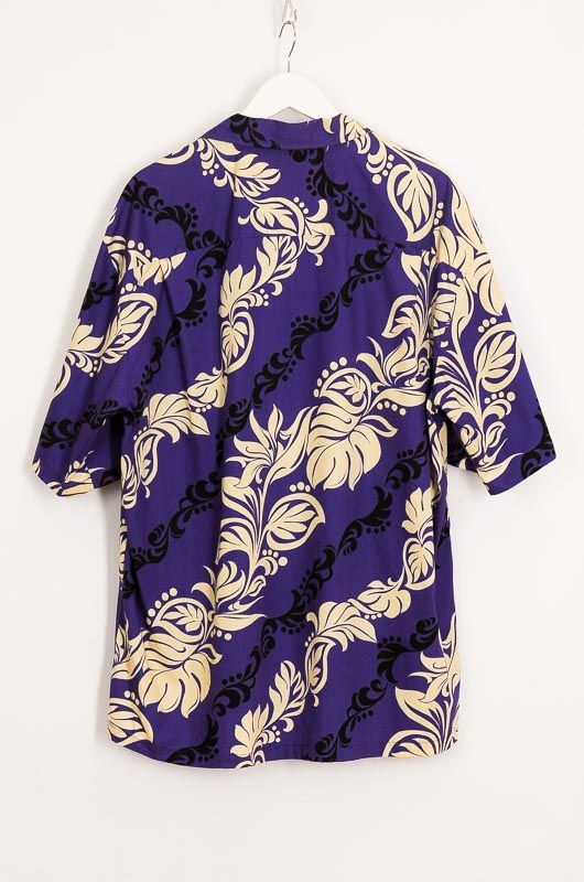 Classic Vintage Pacific Legend Hawaiian Shirt Purple Size XXL - 3