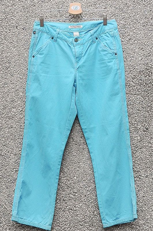 Pantalón Vintage 90s Ralph Lauren Azul Talla M - 3