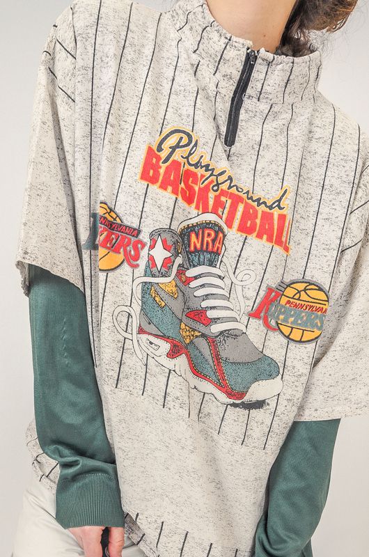 Camiseta Vintage Playground Basketball Talla L - XL - 1