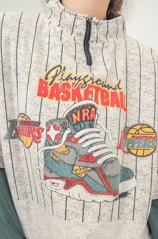 Camiseta Vintage Playground Basketball Talla L - XL - 5
