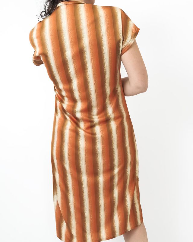 Vintage 70s Striped Dress Size M - 4