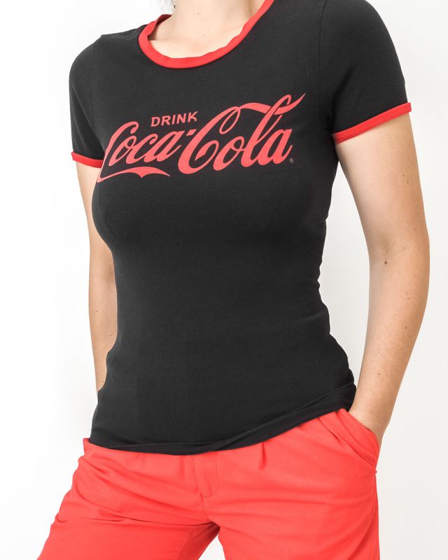 Vintage Coca Cola Cotton T-shirt Size S - 2