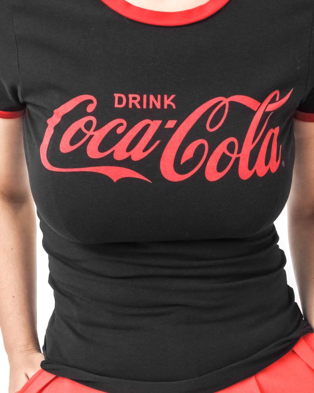 Vintage Coca Cola Cotton T-shirt Size S - 5