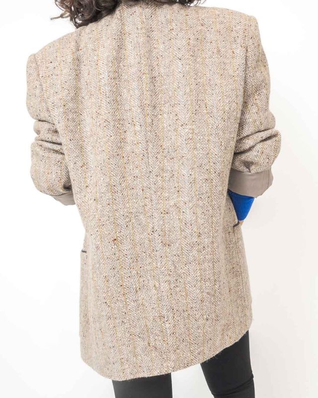 Vintage Pure Wool Blend Male Blazer Size L - 9