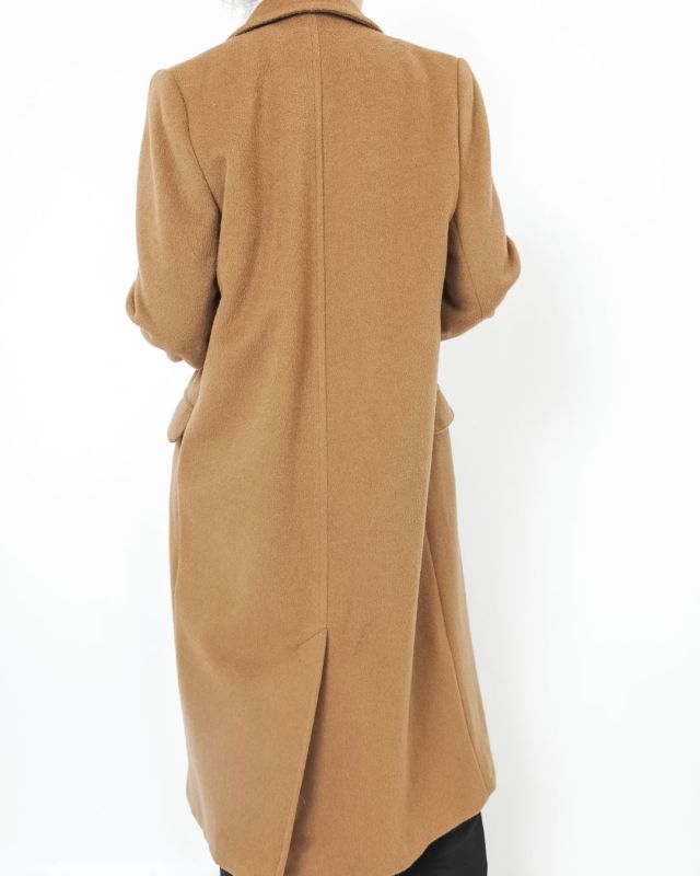 Vintage Classic Camel Cashmere Coat Size S - M - 11