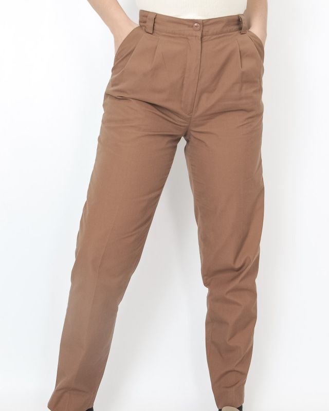 Vintage 80s Brown Darts Pants Size S - M - 5