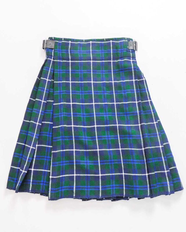 Vintage Classic Kilt Scottish Skirt Thick Buckle Size S - M - 2
