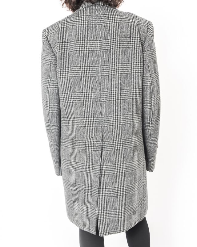 Vintage Loden Waterproofed Wool Men Coat Unisex Size M - 6