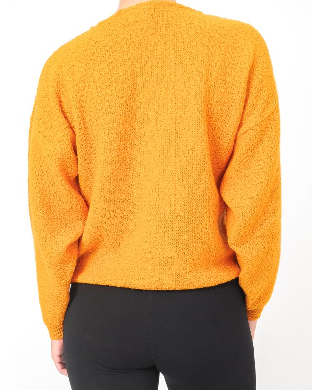Vintage 80s Mustard Yellow Sweater Size S - M - 6