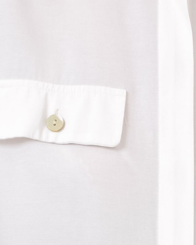 Blusa Vintage Branco Roto Textura Talla M - L - 5